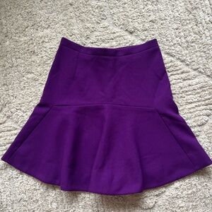 J. Crew Vibrant Purple A-Line Skirt